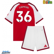 Arsenal Martin Zubimendi #36 Hjemmedraktsett Barn 2026-27 Kortermet (+ Korte bukser)
